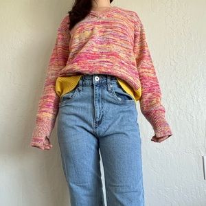 Oversized knit sweater